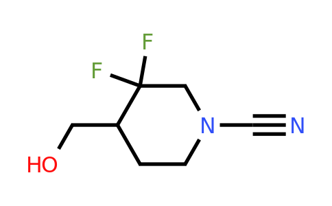 2299206-75-8 | 1-Piperidinecarbonitrile, 3,3-difluoro-4-(hydroxymethyl)-