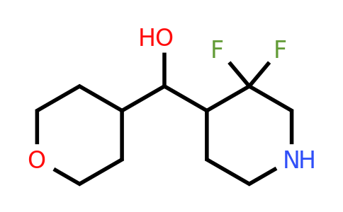 2299350-33-5 | (3,3-difluoropiperidin-4-yl)(tetrahydro-2H-pyran-4-yl)methanol