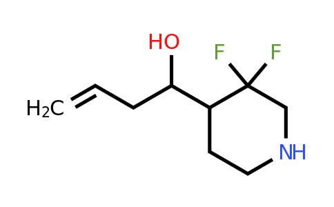 2299356-70-8 | 1-(3,3-difluoropiperidin-4-yl)but-3-en-1-ol