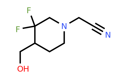 2299568-70-8 | 1-Piperidineacetonitrile, 3,3-difluoro-4-(hydroxymethyl)-