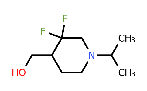 2299568-73-1 | 4-Piperidinemethanol, 3,3-difluoro-1-(1-methylethyl)-