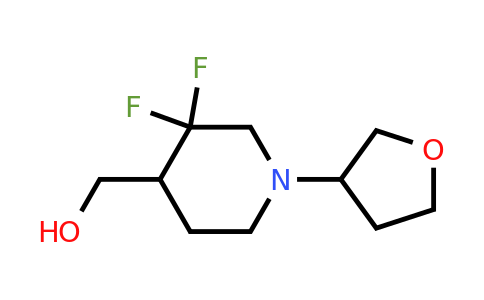 2299570-42-4 | 4-Piperidinemethanol, 3,3-difluoro-1-(tetrahydro-3-furanyl)-