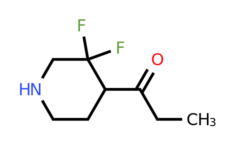 2300543-18-2 | 1-Propanone, 1-(3,3-difluoro-4-piperidinyl)-