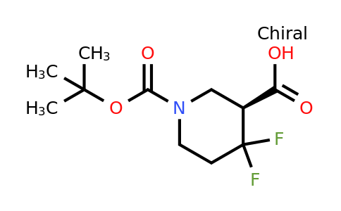 2301077-33-6 | (S)-1-(tert-butoxycarbonyl)-4,4-difluoropiperidine-3-carboxylic acid