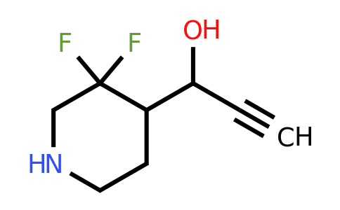 2301381-62-2 | 1-(3,3-difluoropiperidin-4-yl)prop-2-yn-1-ol