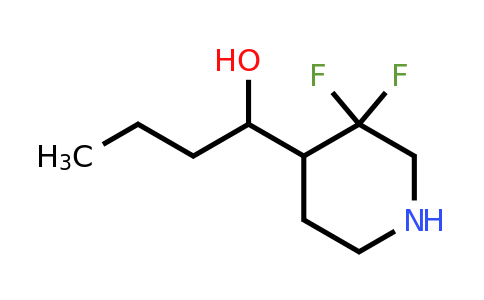 2301419-89-4 | 1-(3,3-difluoropiperidin-4-yl)butan-1-ol