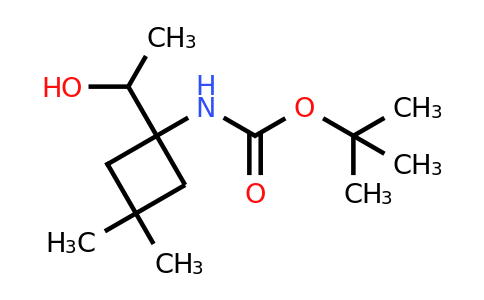 2302345-71-5 | tert-butyl N-[1-(1-hydroxyethyl)-3,3-dimethyl-cyclobutyl]carbamate