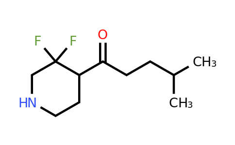 2302520-26-7 | 1-Pentanone, 1-(3,3-difluoro-4-piperidinyl)-4-methyl-