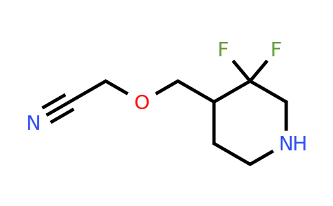 2302723-28-8 | Acetonitrile, 2-[(3,3-difluoro-4-piperidinyl)methoxy]-