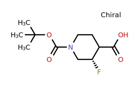 2306259-55-0 | (3S)-1-(tert-butoxycarbonyl)-3-fluoropiperidine-4-carboxylic acid