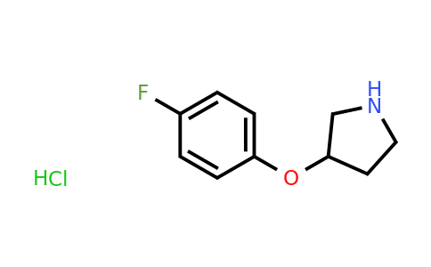 23123-11-7 | 3-(4-Fluorophenoxy)pyrrolidine hydrochloride