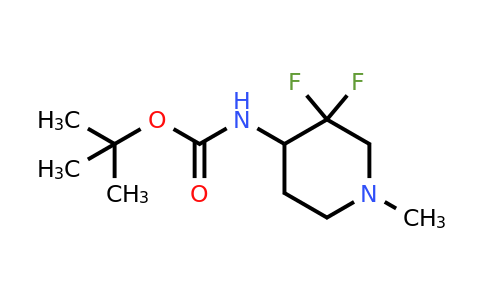 2375195-74-5 | tert-butyl 3,3-difluoro-1-methylpiperidin-4-ylcarbamate