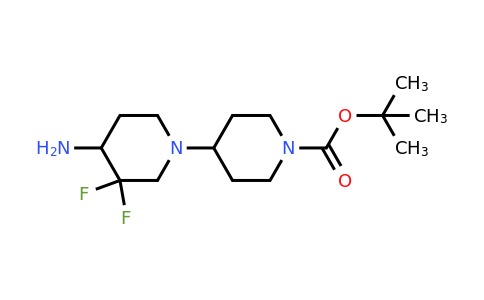2384976-15-0 | [1,4'-Bipiperidine]-1'-carboxylic acid, 4-amino-3,3-difluoro-, 1,1-dimethylethyl ester