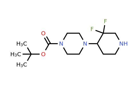 2387121-94-8 | 1-Piperazinecarboxylic acid, 4-(3,3-difluoro-4-piperidinyl)-, 1,1-dimethylethyl ester