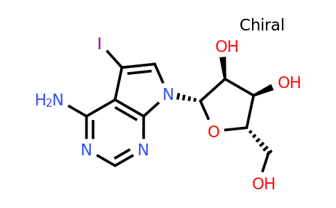 24386-93-4 | (2S,3S,4R,5S)-2-(4-amino-5-iodo-7H-pyrrolo[2,3-d]pyrimidin-7-yl)-5-(hydroxymethyl)tetrahydrofuran-3,4-diol