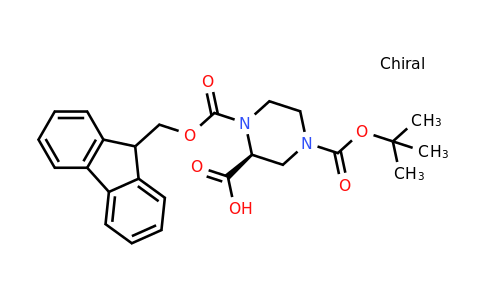 244132-27-2 | (S)-1-(((9H-Fluoren-9-yl)methoxy)carbonyl)-4-(tert-butoxycarbonyl)piperazine-2-carboxylic acid