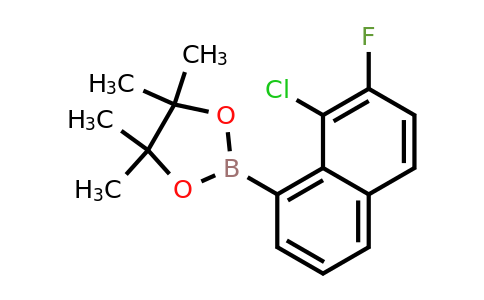 2454397-77-2 | 2-(8-Chloro-7-fluoronaphthalen-1-yl)-4,4,5,5-tetramethyl-1,3,2-dioxaborolane