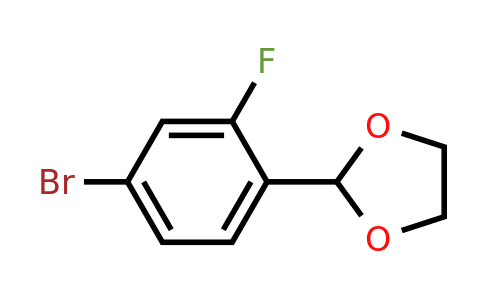 248270-23-7 | 2-(4-Bromo-2-fluorophenyl)-1,3-dioxolane