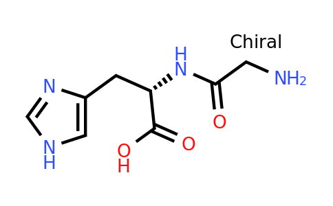 2489-13-6 | (S)-2-(2-Aminoacetamido)-3-(1H-imidazol-4-yl)propanoic acid