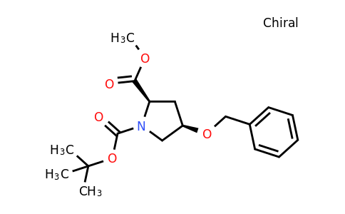 250122-38-4 | O1-tert-butyl O2-methyl (2R,4R)-4-benzyloxypyrrolidine-1,2-dicarboxylate