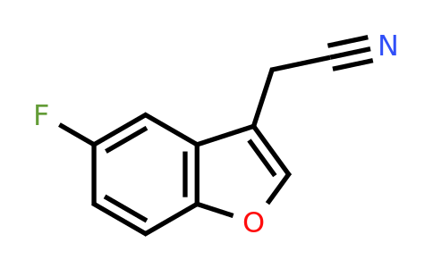 252978-99-7 | 2-(5-Fluoro-1-benzofuran-3-yl)acetonitrile