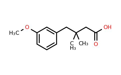 25380-95-4 | 4-(3-Methoxyphenyl)-3,3-dimethylbutanoic acid