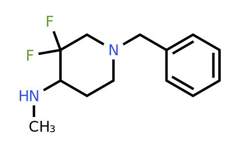 2562385-21-9 | 4-Piperidinamine, 3,3-difluoro-N-methyl-1-(phenylmethyl)-