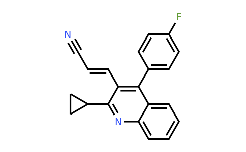 256431-72-8 | (E)-3-[2-Cyclopropyl-4-(4-fluorophenyl)-3-quinolinyl]-2-propenenitrile