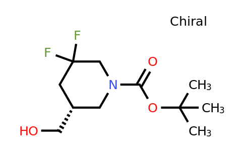 2567615-18-1 | (R)-tert-butyl 3,3-difluoro-5-(hydroxymethyl)piperidine-1-carboxylate