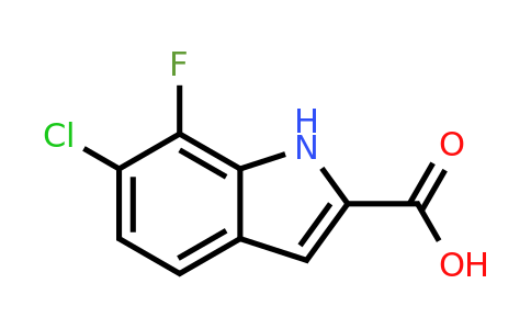 259860-07-6 | 6-Chloro-7-fluoro-1H-indole-2-carboxylic acid