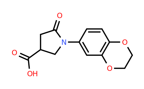 260555-42-8 | 1-(2,3-Dihydro-benzo[1,4]dioxin-6-yl)-5-oxo-pyrrolidine-3-carboxylic acid