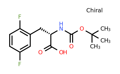 261165-16-6 | (2S)-3-(2,5-Difluorophenyl)-2-[(tert-butoxy)carbonylamino]propanoic acid