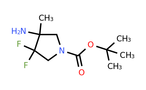 2613385-90-1 | 1-Pyrrolidinecarboxylic acid, 3-amino-4,4-difluoro-3-methyl-, 1,1-dimethylethyl ester