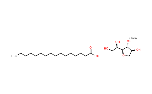 26266-57-9 | Palmitic acid compound with (2R,3R,4S)-2-((R)-1,2-dihydroxyethyl)tetrahydrofuran-3,4-diol (1:1)