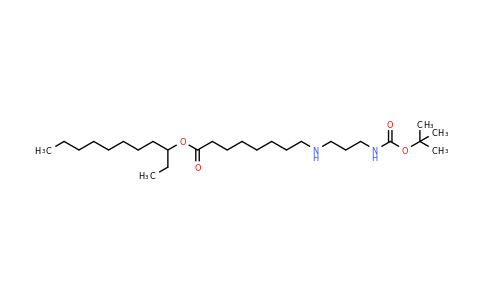 2627085-42-9 | tert-butyl 3-(7-((undecan-3-yloxy)carbonyl)heptylamino)propylcarbamate