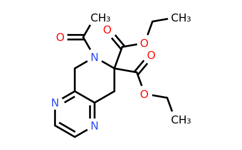 264623-82-7 | Diethyl 6-acetyl-5,6-dihydropyrido[3,4-b]pyrazine-7,7(8H)-dicarboxylate