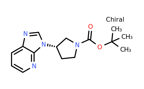 273757-03-2 | (S)-tert-Butyl 3-(3H-imidazo[4,5-b]pyridin-3-yl)pyrrolidine-1-carboxylate