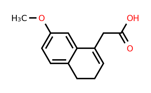 27533-69-3 | 2-(7-Methoxy-3,4-dihydronaphthalen-1-yl)acetic acid