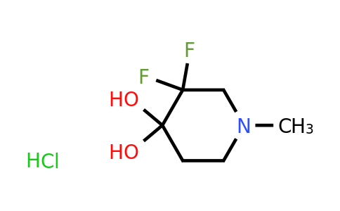 2809100-76-1 | 3,3-difluoro-1-methylpiperidine-4,4-diol hydrochloride