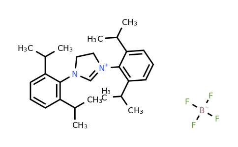 282109-83-5 | 1,3-Bis(2,6-diisopropylphenyl)-4,5-dihydro-1H-imidazol-3-ium tetrafluoroborate