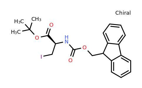 282734-33-2 | (R)-tert-Butyl 2-((((9H-fluoren-9-yl)methoxy)carbonyl)amino)-3-iodopropanoate
