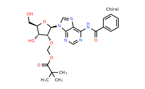 2842847-62-3 | (((2R,3R,4R,5R)-2-(6-Benzamido-9H-purin-9-yl)-4-hydroxy-5-(hydroxymethyl)tetrahydrofuran-3-yl)oxy)methyl pivalate