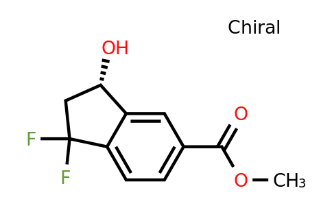 2940887-91-0 | (S)-methyl 1,1-difluoro-3-hydroxy-2,3-dihydro-1H-indene-5-carboxylate