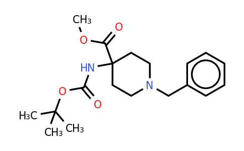 294180-37-3 | 1-Benzyl-4-N-BOC-amino-isonipecotic acid methyl ester