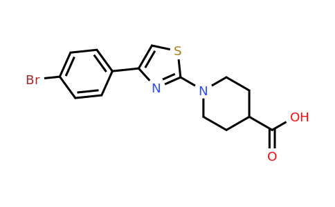 296899-02-0 | 1-[4-(4-Bromophenyl)-1,3-thiazol-2-YL]-4-piperidinecarboxylic acid