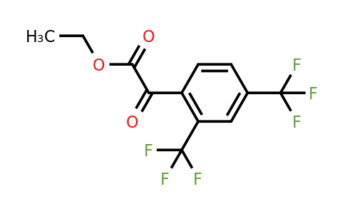 306936-81-2 | Ethyl 2-(2,4-bis(trifluoromethyl)phenyl)-2-oxoacetate