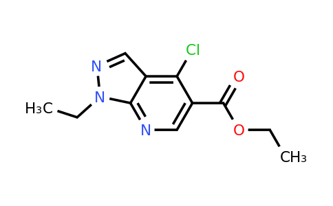 30720-25-3 | Ethyl 4-chloro-1-ethyl-1H-pyrazolo[3,4-b]pyridine-5-carboxylate