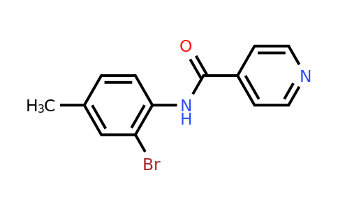 310452-36-9 | N-(2-bromo-4-methylphenyl)isonicotinamide
