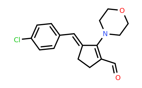 327106-84-3 | 3-[(4-Chlorophenyl)methylidene]-2-(morpholin-4-yl)cyclopent-1-ene-1-carbaldehyde