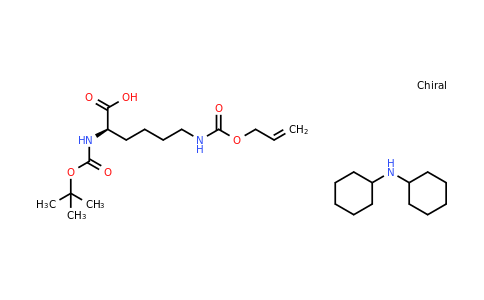 327156-94-5 | N-alpha-Boc-Nepsilon-allyloxycarbonyl-D-lysine dicyclohexyl ammonium salt